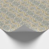 Art Nouveau Solomon's Siegel Blume Muster Geschenkpapier (Ecke)