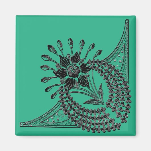 Art Nouveau Sparkor Design Magnet (Vorne)