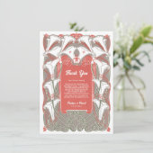 Art Nouveau Stadtrundgang: Dankeskarte (Stehend Vorderseite)