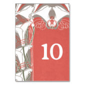 Art Nouveau Stadtrundgang: Tischnummer (Vorderseite)