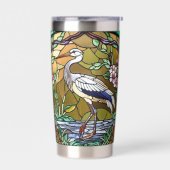 Art Nouveau Stained Glass Look Thermobecher (Links)