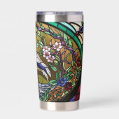 Art Nouveau Stained Glass Look Thermobecher (Rückseite)