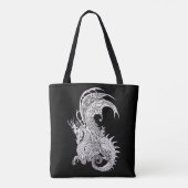 Art Nouveau Style Dragon Tasche (Rückseite)