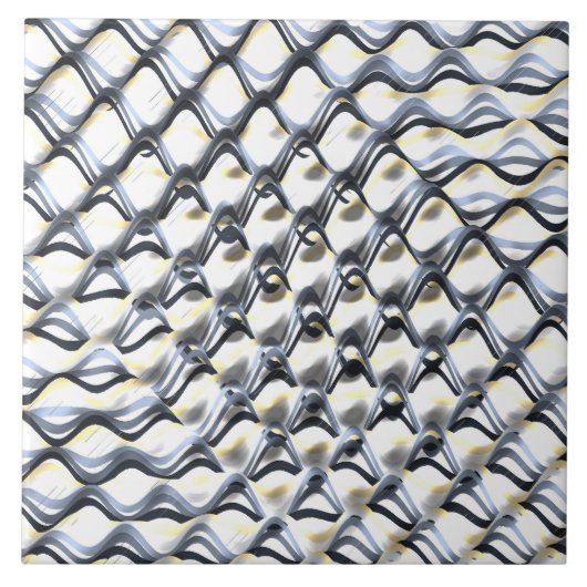 Art Nouveau Styles Opart Pattern  Fliese (Vorderseite)