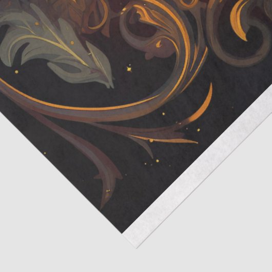 Art Nouveau Sun 1 Decoupage Seidenpapier (Ausschnitt)