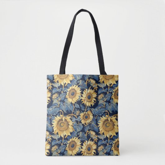 Art Nouveau Sunflower Tasche (Vorderseite)
