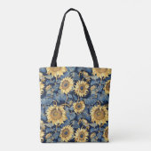 Art Nouveau Sunflower Tasche (Rückseite)
