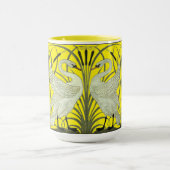 Art Nouveau Swans Frieze Pattern von Walter Crane Tasse (Zentrum)