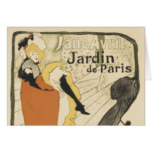 Art Nouveau Tänzerin Jane Avril von Toulouse Lautr