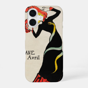 Art Nouveau Tänzerin Jane Avril von Toulouse Lautr iPhone 16 Hülle
