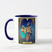 Art Nouveau Tarot Card, The Hermit Tasse (Links)