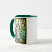 Art Nouveau Tarot Card, The Lovers Tasse (Vorderseite Links)