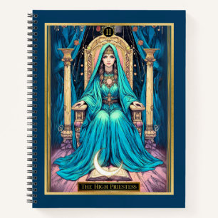 Art Nouveau Tarot, das Journal der Hohenpriesterin Notizblock