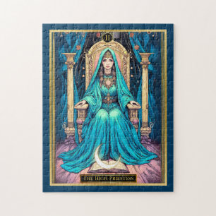 Art Nouveau Tarot, die Hohepriesterin Puzzle