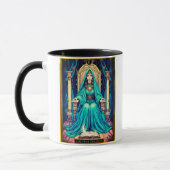 Art Nouveau Tarot, the High Priestess Tasse (Links)