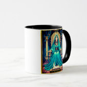 Art Nouveau Tarot, the High Priestess Tasse (VorderseiteRechts)