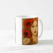 Art Nouveau Tasse (VorderseiteRechts)