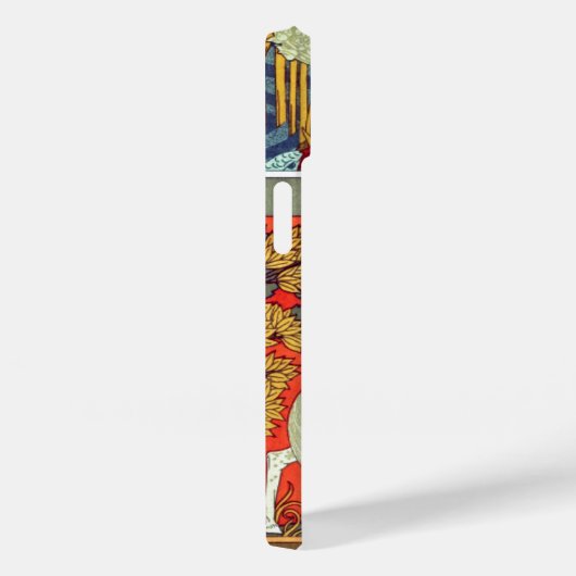 Art Nouveau Textil Königspferd Verneuil Case-Mate iPhone Hülle (Rückseite / Rechts)