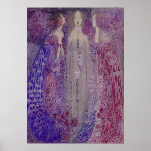 Art Nouveau Three Parfüms MacDonald 1912 Poster (Vorne)