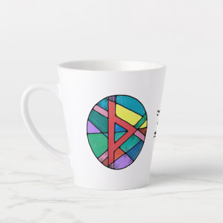 Art Nouveau Thurisaz Rune Latte Mug – DEFENSE! Milchtasse