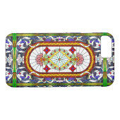 Art Nouveau Tiffany Glasfenster Case-Mate iPhone Hülle (Rückseite (Horizontal))