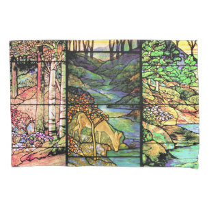 Art Nouveau Tiffany verketteter Glass Pillowcase Kissenbezug