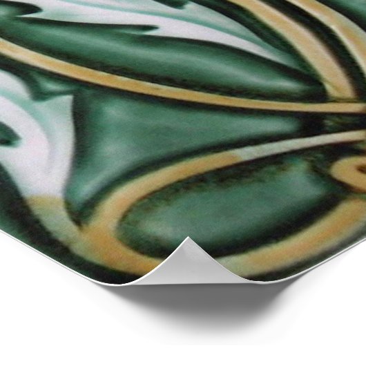 Art Nouveau Tile Poster (Ecke)