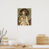 Art Nouveau Trappistine Mucha Poster (Küche)