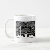 Art Nouveau Tree Beardsley Muster Kaffeetasse (Links)