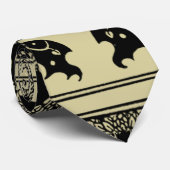 Art Nouveau Tree Beardsley Muster Krawatte (Gerollt)