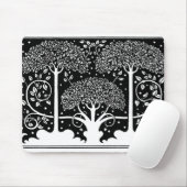 Art Nouveau Tree Beardsley Muster Mousepad (Mit Mouse)