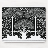 Art Nouveau Tree Beardsley Muster Mousepad (Vorne)