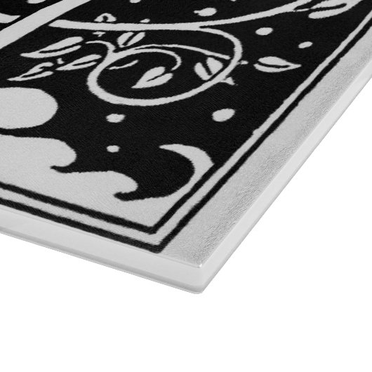 Art Nouveau Tree Beardsley Muster Schneidebrett (Ecke)