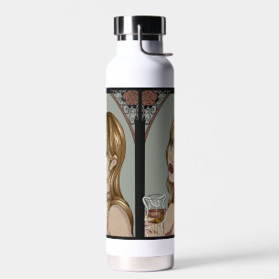 Art Nouveau Trinkflasche