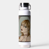 Art Nouveau Trinkflasche (Rückseite)