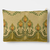 Art Nouveau Tulip Blume Pyramide Form Makeup Zubehörtasche (Rückseite)