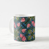 Art Nouveau Tulip Garden Kaffeetasse (Vorderseite Links)