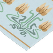 Art Nouveau Tulips Table Runner Kurzer Tischläufer (Ecke)
