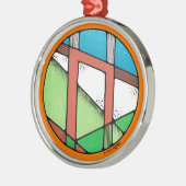 Art Nouveau Uruz Rune of Stärke Ornament Aus Metall (Links)