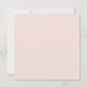 Art Nouveau Vintag Butterfly Blush Pink Hochzeit Einladung (Rückseite)