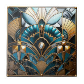 Art Nouveau Vintag Fliese (Vorderseite)