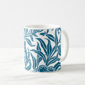 Art Nouveau Vintage Botanical Floral Pattern  Kaffeetasse (VorderseiteRechts)