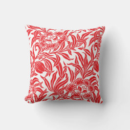 Art Nouveau Vintage Botanical Floral Pattern  Kissen