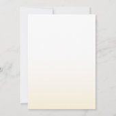 Art Nouveau Vintage Oval Frame Wedding Einladung (Rückseite)