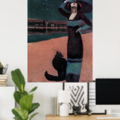 Art Nouveau Vintages Werbeplakat Poster (Heimbüro)