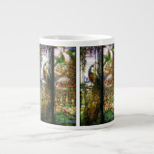 Art Nouveau Water Garden Jumbo Tasse (Vorderseite)