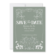 Art Nouveau Wedding Einladung