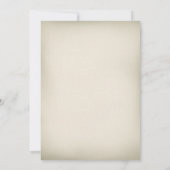 Art Nouveau Wedding Einladung (Rückseite)