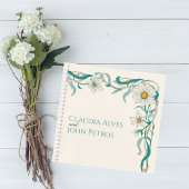 Art Nouveau Wedding Guest Book Notizblock
