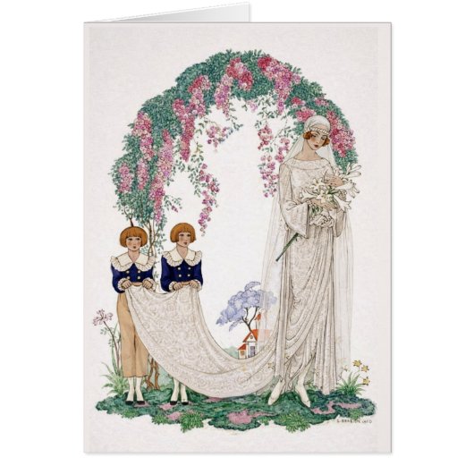 Art Nouveau Wedding Illustration – Vintage Bridal (Vorne)